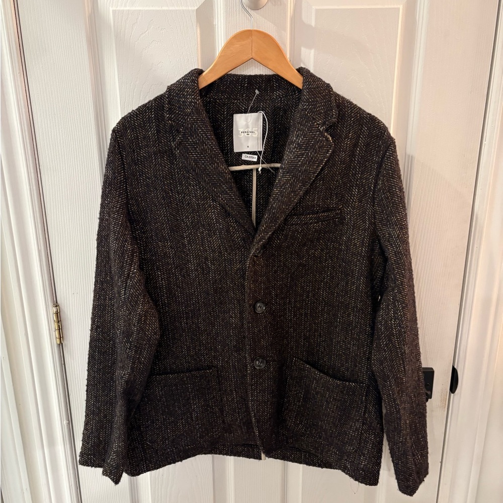 Elegant Dark Percival Blazer for Men - NWOT